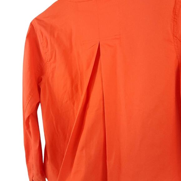 NWOT CAbi Resort Jacket Swing Style High Low Oversized in Tiger Lily Orange - Picture 8 of 14